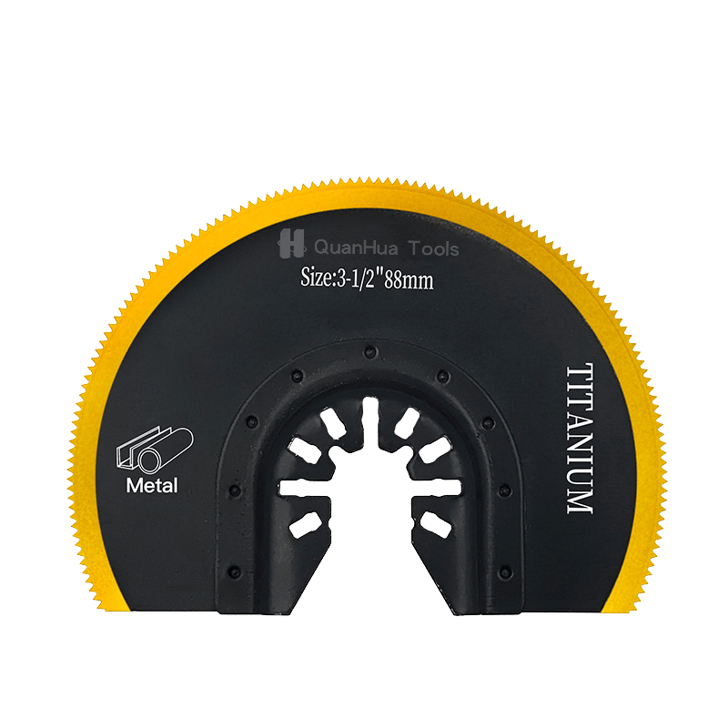 88mm Tíotáiniam Plátáilte Leathchiorclach Leathchiorclach Adhmad Gearradh Saw Blade QH-1007HK-DT-2